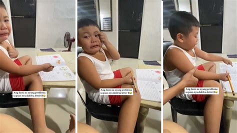 bata jakol twitter|Video ng bata na todo iyak dahil sa pagsusulat ng letter B, .